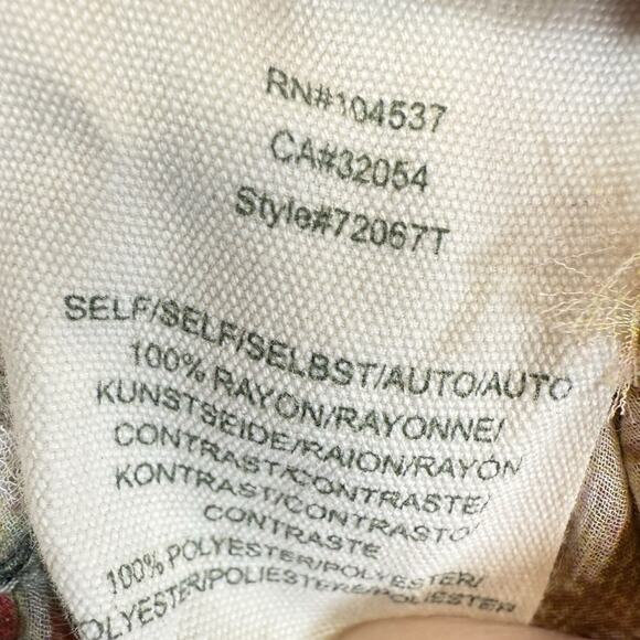 TINY Anthro Ruffle Babydoll Top Womens Shirt SIZE XXS Boho Patchwork Blouse L/S - Picture 10 of 11